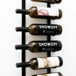 Le Rustique Vintage Metal Wall Mounted Wine Rack