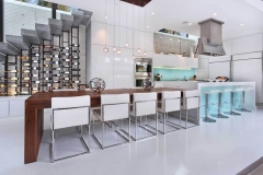 Kitchen Wine Wall | Costa Mesa, Ca | Designer: Ultra Mod Home Concepts