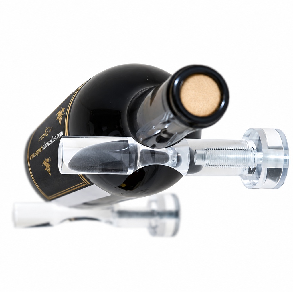 Vino Pins 1 Bottle Acrylic Wine Rack Peg