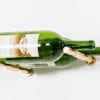 Vino Pins Magnum or Champagne 2-Bottle Wine Rack Kit, for drywall installs, in golden bronze