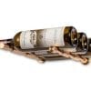 Vino Pins 3 Bottle Wine Rack Kit in Golden Bronze finish
