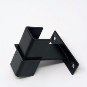 Vino Series Post Wine Rack Frame Extension Bracket in Matte Black finish