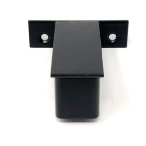 Vino Series Post 2" Standoff Bracket in Matte Black