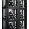 Case & Crate Locker with optional Extension unit in matte black finish