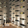Floor to ceiling wine racks