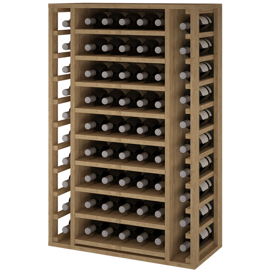 Large Capacity Wooden Wine Rack