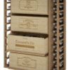 Wooden Wine Crate Shelf