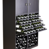 Bottle cabinet Merlot Series with door 631641 - Image 4