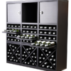 Bottle cabinet Merlot Series with door 631641 - Image 3