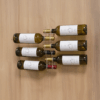 VinoGuard Encruzado Acrylic Wall mounted Wine Rack 6 Bottles - Image 6