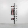 VinoGuard Touriga Wall mounted Metal Wine Rack 18 Bottles - Image 5