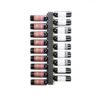 VinoGuard Touriga Wall mounted Metal Wine Rack 18 Bottles - Image 6