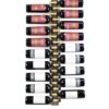 VinoGuard Touriga Wall mounted Metal Wine Rack 18 Bottles - Image 15
