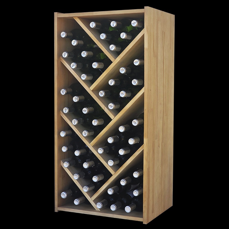 wood wine rack 48 bottles modular