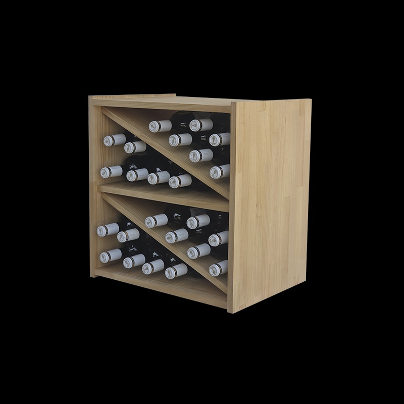 compact wine rack 24 bottles modular