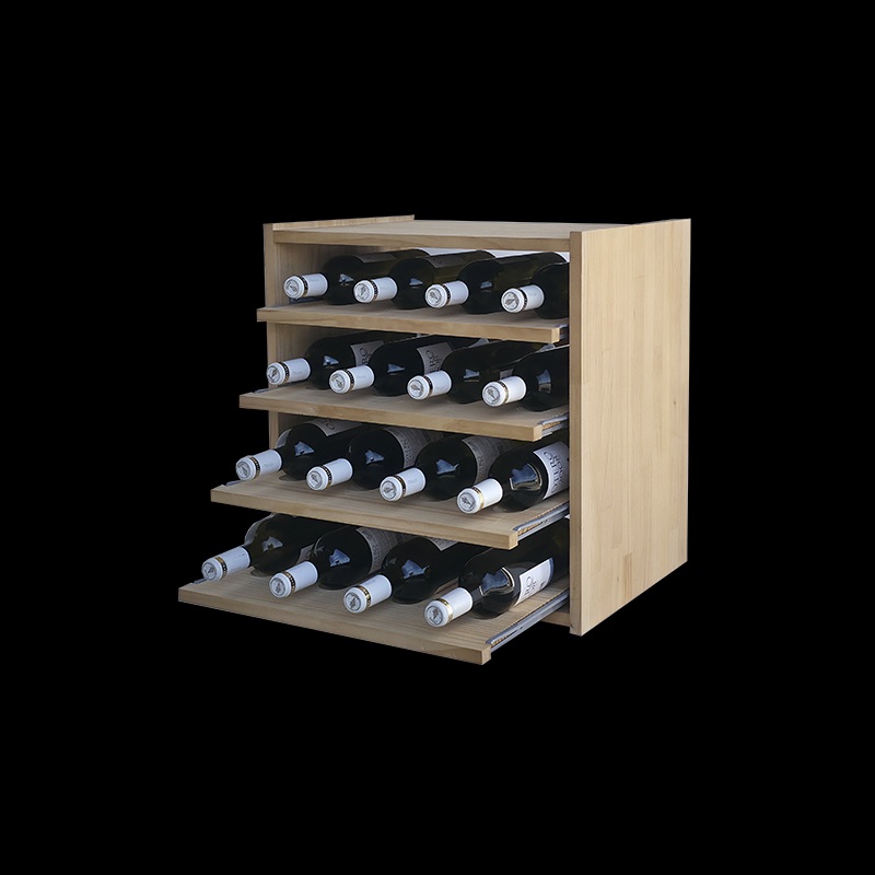Wine Rack with sliding shelves