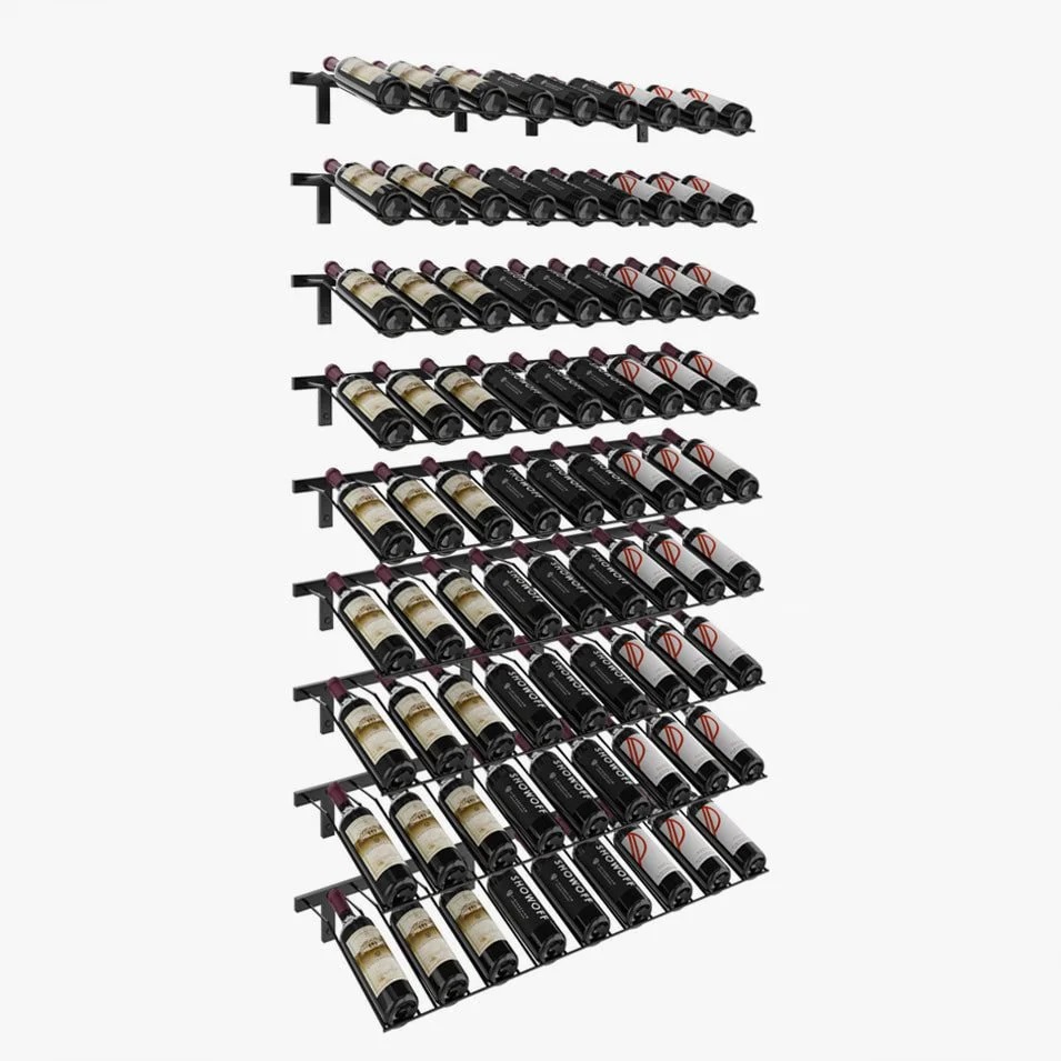 angled wall wine rack