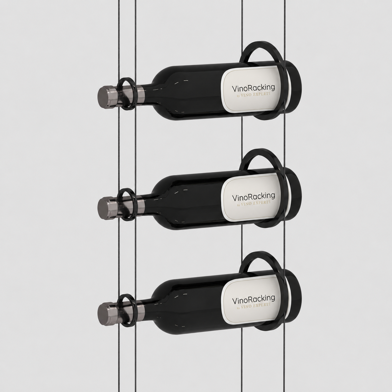 Aurelia 12-bottle ring wine display